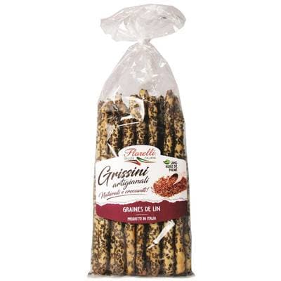 Florelli Gressins Traditionnels Graines de Lin - Grissini, 250g