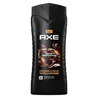 Axe Gel douche Homme Corps Cheveux Visage 5-en-1, 400ml
