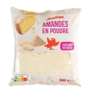 Auchan Amandes en Poudre Spécial Pâtisserie, 500g