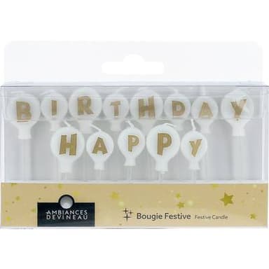 Ambiances Devineau Bougies ballons or