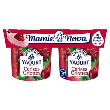 Mamie Nova Gourmand cerise, 2x150g