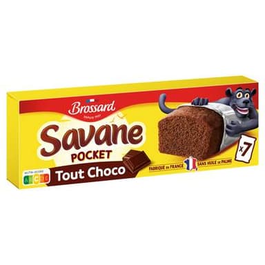 Savane Pocket tout chocolat x7, 210g