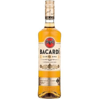 Bacardi Rhum ambré carta oro 37,5°, 70cl