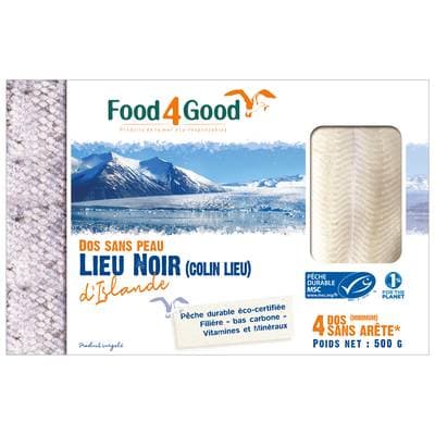 Food4Good Dos de Lieu Noir d'Islande, 500g