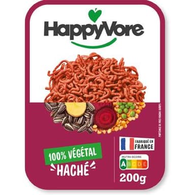 HappyVore Haché 100% Végétal, 200g