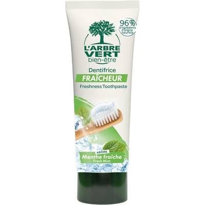 L'Arbre Vert Bien-Etre Dentifrice fraîcheur à l'extrait de menthe, 75ml