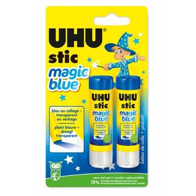 Uhu 2 Bâtons de colle magic, 2 x 8,2 g