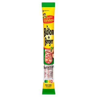 Justin Bridou Bâton de Berger aux Noisettes, 250g
