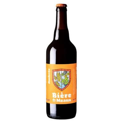 Brasserie de Meaux Bière ambrée 6°, 75cl