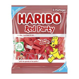 Haribo Bonbon Red Party goût fraise, 200g
