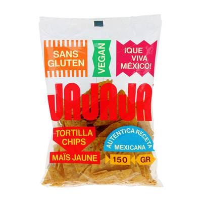 Jajaja Tortilla Chips Maïs Jaune, 150g