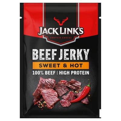 Jack Links Viande séchée Boeuf sweet and hot en sachet, 40g