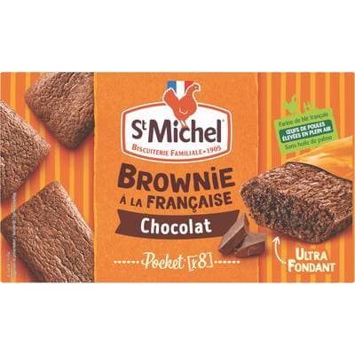 St Michel Mini brownie chocolat x8, 240g
