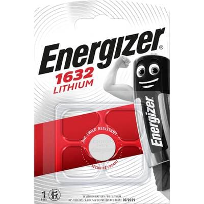 Energizer Pile bouton lithium CR1632 3V, 1  pile