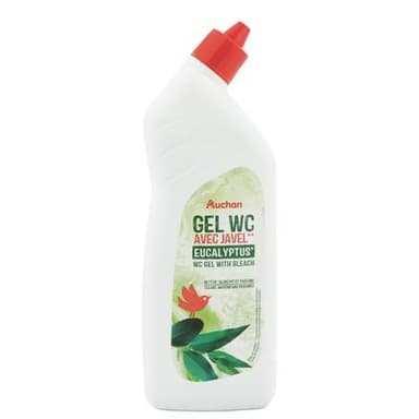 Auchan Gel WC avec javel à l'eucalyptus, 750ml