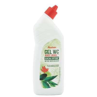 Auchan Gel WC avec javel à l'eucalyptus, 750ml