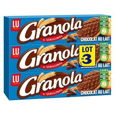 Granola Biscuits au Chocolat au Lait, 3x200g
