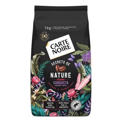 Carte Noire Café en grains Secrets de Nature Congusta & Mundo Novo, 1Kg