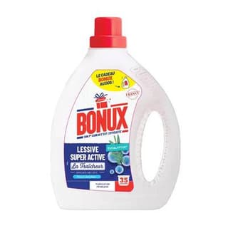 Bonux Lessive liquide fraîcheur Eucalyptus, 1,575L