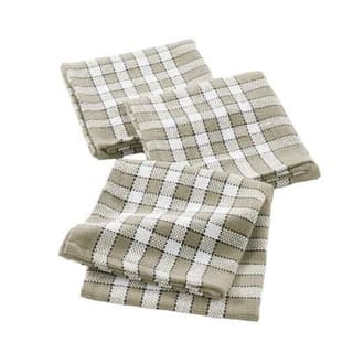 Douceur D Interieur Serviettes de table Lin, 45 x 45 cm 3 pièces