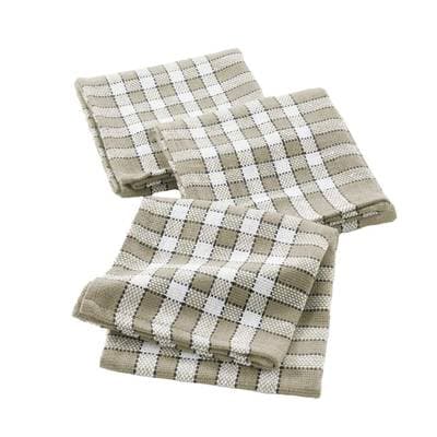 Douceur D Interieur Serviettes de table Lin, 45 x 45 cm 3 pièces