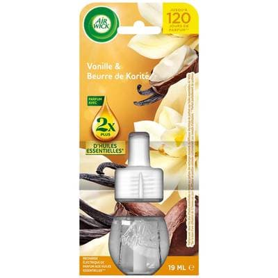 Air Wick Désodorisant Recharge Électrique Vanille et Beurre de Karité, 19ml
