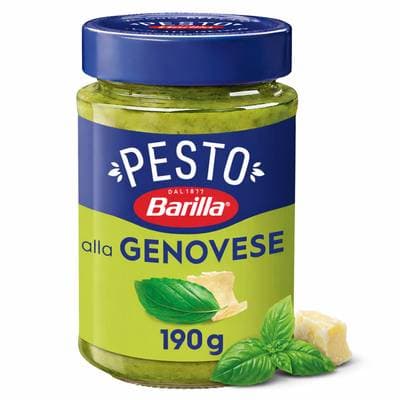 Barilla Sauce Pesto Alla Genovese au basilic frais en bocal, 190g