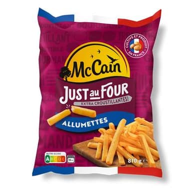 McCain Just au four frites allumettes, 810g
