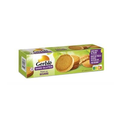 Gerblé Sans Gluten 12 Palets au Beurre sans Gluten, 175g