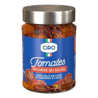 Ciro Tomates Séchées marinées à l'huile de tournesol en bocal, 270g