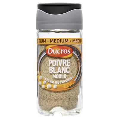 3166296204953 - Ducros - Poivre blanc moulu