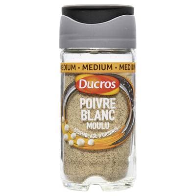Ducros Poivre blanc moulu, 36g