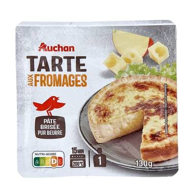 Auchan Tarte aux Fromages, 130g