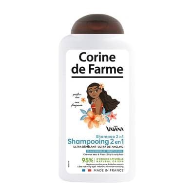 Corine de Farme Shampooing ultra démêlant 2en1 Vaiana peaux sensibles, 300ml