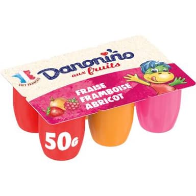 Danonino Petits suisses aux fruits, 6x50g