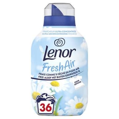 Lenor Adoucissant Fresh Air Sensitive Hypoallergénique, 504ml