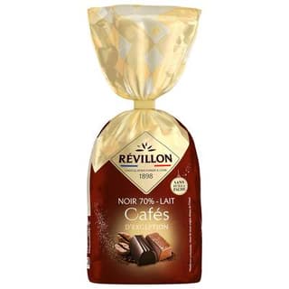 Révillon Papillottes au Chocolat Noir et au Lait saveur Café, 340g