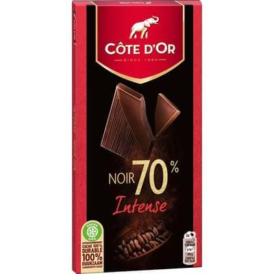 Côte d'Or Chocolat Noir fin 70% de cacao, 100g