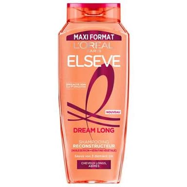 Elsève Shampooing Dream Long Reconstructeur, 400ml
