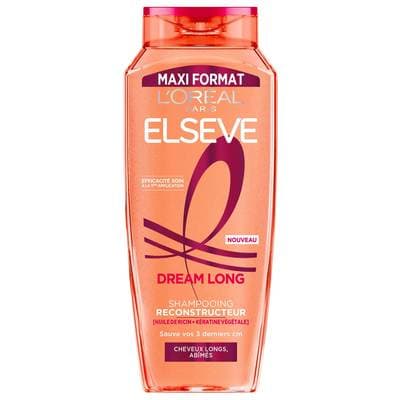 Elsève Shampooing Dream Long Reconstructeur, 400ml