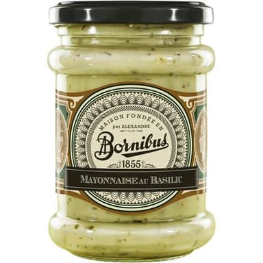 Bornibus Mayonnaise au basilic, 220g