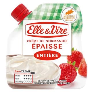 Elle&Vire Crème Fraiche 30% Mg Epaisse, 33cl