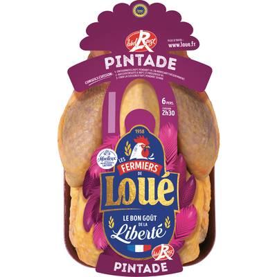 Loué - Pintade Entière Prête à Cuire Label Rouge