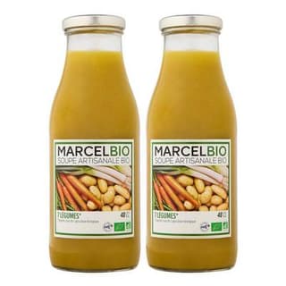 Marcel Bio Soupe 7 légumes BIO, Lot de 2x48cl