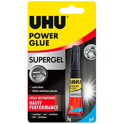 Uhu Colle power glue gel ultra rapide et ultra forte, 3 g