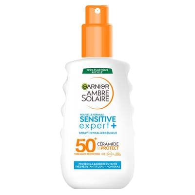 Ambre Solaire Protection Solaire Hypoallergénique SPF50+, 150ml