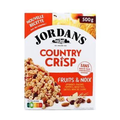 Jordans Céréales Country Crisp Fruits et Noix, 500g