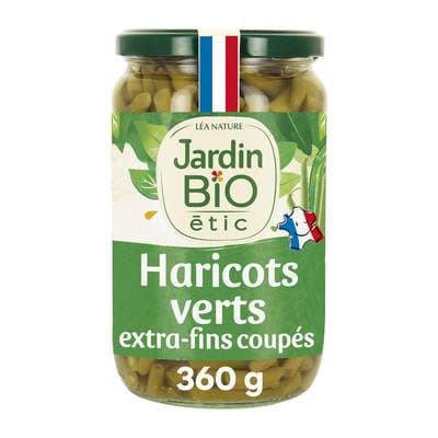 Jardin Bio Etic Haricots verts Extra Fins Coupés Bio, 360g