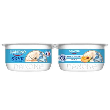Danone Skyr fruits jaunes 0%mg, 4x100g