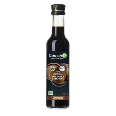 Cauvin Vinaigre Balsamique de Modène IGP Bio, 25cl